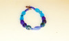 blue and purple bracelet